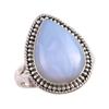 Natural Owyhee Opal Gemstone 925 Solid Sterling Silver Jewelry Ring Size 8 G2J32
