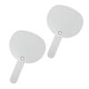 Fine Portable Mini Promotional Decorative Fan of Fan, Size, Item, Handheld, Oshikatsu, Crafts, Semi-Transparent (Pack 2) FIN-1102