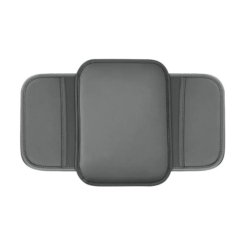 Модернизированный защитный чехол для центральной консоли автомобиля, подлокотник, подушка, коврик для подлокотника с боковым карманом для хранения, аксессуары для салона автомобиля