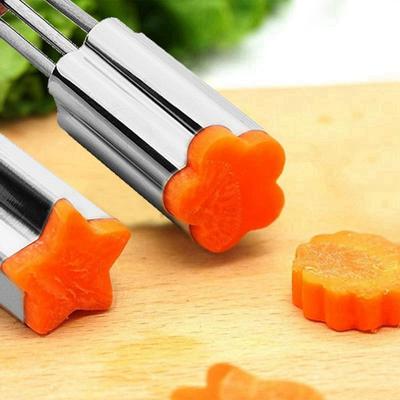 Нержавеющая сталь, форма для печати на торте, форма для тиснения фруктов, инструменты для выпечки в форме сердца/звезды/лепестка