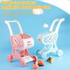 Kids Supermarket Shopping Cart Trolley Toy Children Pretend Play Toy Role-Playing Games Toddlers Christmas Birthday Gifts