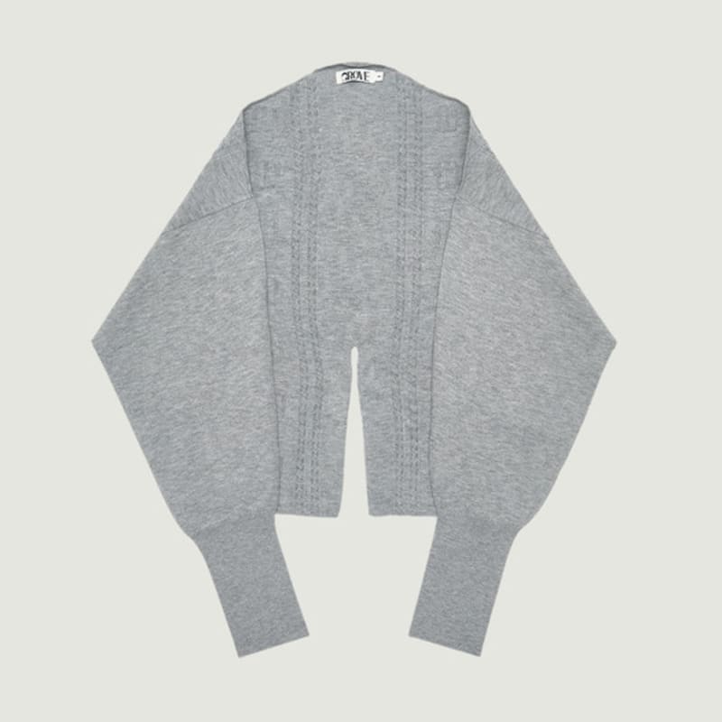 grove 25FW HAVEN SHAWL MUFFLER (GREY)