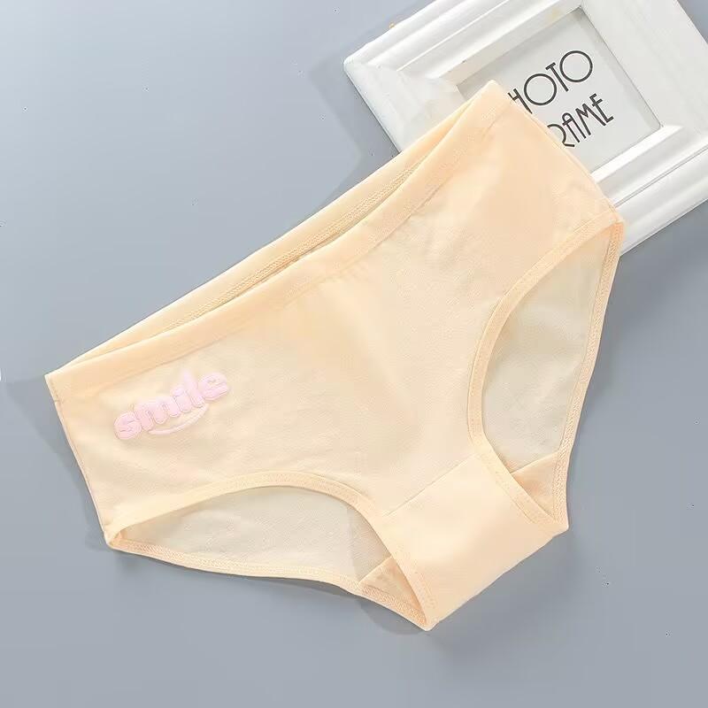 Трусы-подростки, нижнее белье для девочек, хлопковые трусы, спортивные дышащие трусы с буквами для учеников 8-12-14 лет