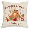 Christmas Pillowcase Cartoon Cookies Little Man Snowflake Christmas Tree Home Sofa Pillowcase
