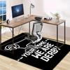 Derby County F.C. Design Area Rug Personalized Name- Non-Slip, Soft & Cozy Floor Mat for Living Room, Office - Indoor/Outdoor Carpet