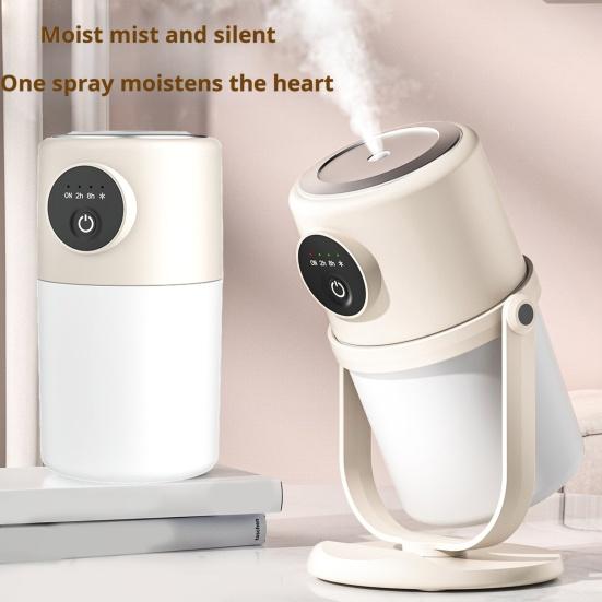 Настольный увлажнитель, диффузор эфирного масла с большим резервуаром для воды, 2 режима, малошумный увлажнитель с прохладным туманом, устройство для ароматерапии
