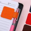 4PCS Useful Convenient Stationery Self-adhesive Pen Holder Leather Pen Clips Notebook Elastic Loop
