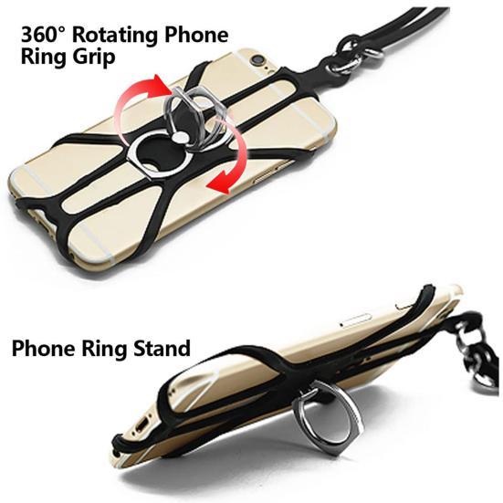 Phone Lanyard Flexible Resistant Wear Universal Quick-Release Simple Installation Phone Fit Cell Rope Lanyard