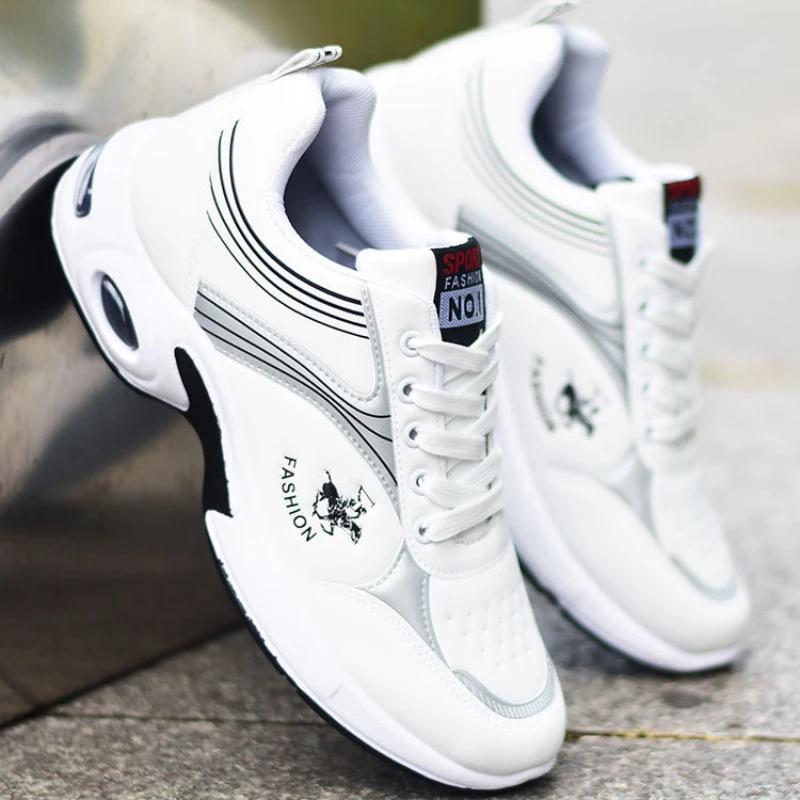 Горячая мужская обувь Осенняя повседневная обувь для мужчин Новые дышащие кроссовки на платформе Мужские легкие вулканизированные туфли Zapatos Hombre