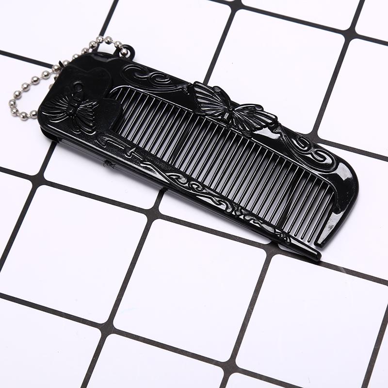 Портативная расческа для волос, щетка Heychain, складная массажная расческа, антистатическая расческа для стула