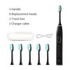 Ultrasonic Electric Toothbrush Rechargeable USB for Adults Teeth Whitening 5Mode Sonic Tooth Brushes Smart Timer with Travel Box