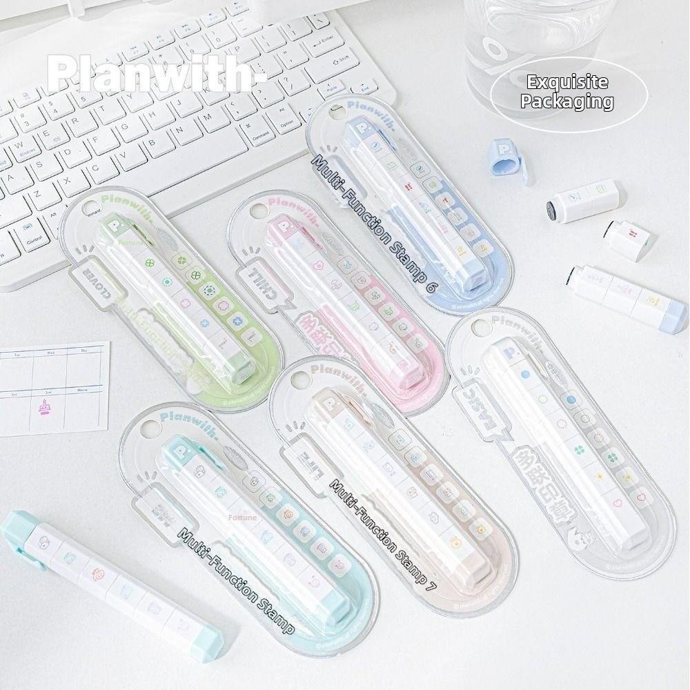 Cartoon To Do List Journal Stamp Detachable Diary Seal Cute Seal Pen  Kids Gift School Stationery