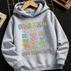 Boys' & Girls' Warm Winter Hooded Sweatshirt – Casual Letter-Print Pullover, Long-Sleeve Outdoor Sports Hoodie