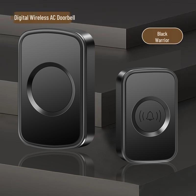 Wireless Doorbell with Remote Control, Plug-in Receiver, Long Range, Entryway, and Elderly Call Button.
