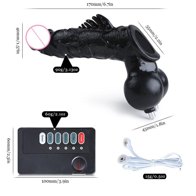 Стимуляция электрическим током, силиконовая медицинская тематика, регулируемая терапия, массаж, секс-игрушки для мужчин
