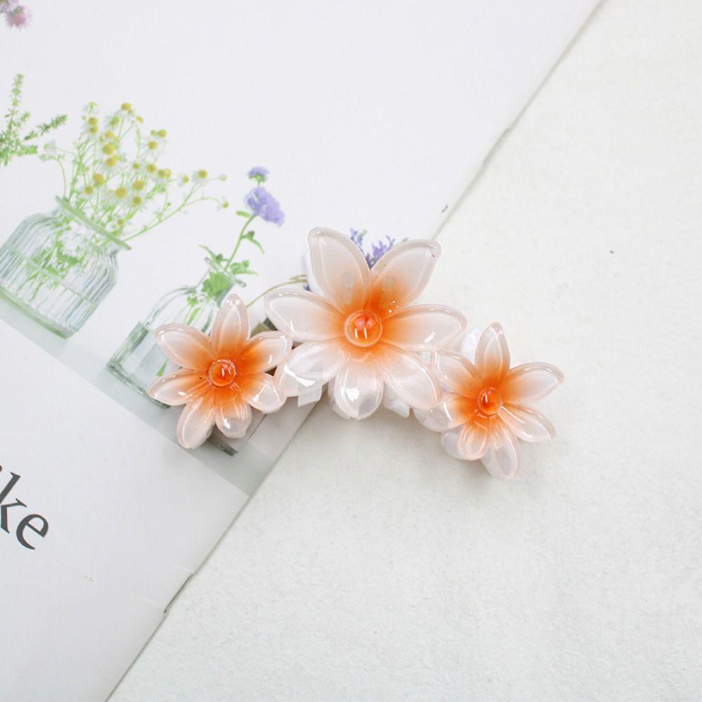 Bauhinia Flower Hair Claw Clip Acrylic Hair Clip 2024 Headwear  Hawaiian Hair Accessory