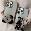 Чехол для телефона Аниме Серафим Конца Юичиро Хякуя Для iPhone16 15 14 13 12 11 Pro Max X XR 8 7Plus Матовый Ударопрочный Задняя крышка