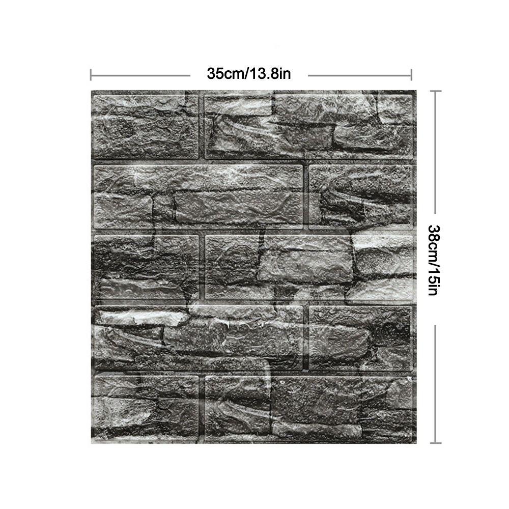 Влагостойкие и устойчивые к плесени обои из вспененного кирпича, наклейки на стены для гостиной, спальни, кухни