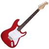Legend Electric Guitar CA Candy Apple Red Strat Type Soft Case Included LST-Z