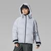 SAUCONY Yuan Yu Zhong Zi Zai Cong Rong Series Городская жизнь Пуховик на молнии с коротким письмом и длинным рукавом Женская верхняя одежда SA1250DJ11L-WT002