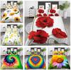 3D Digital Printing Series Bedding Set Colorful Pattern Duvet Cover Pillowcase for Single/Double Bed AU King Full Size Bedding Home Decoration