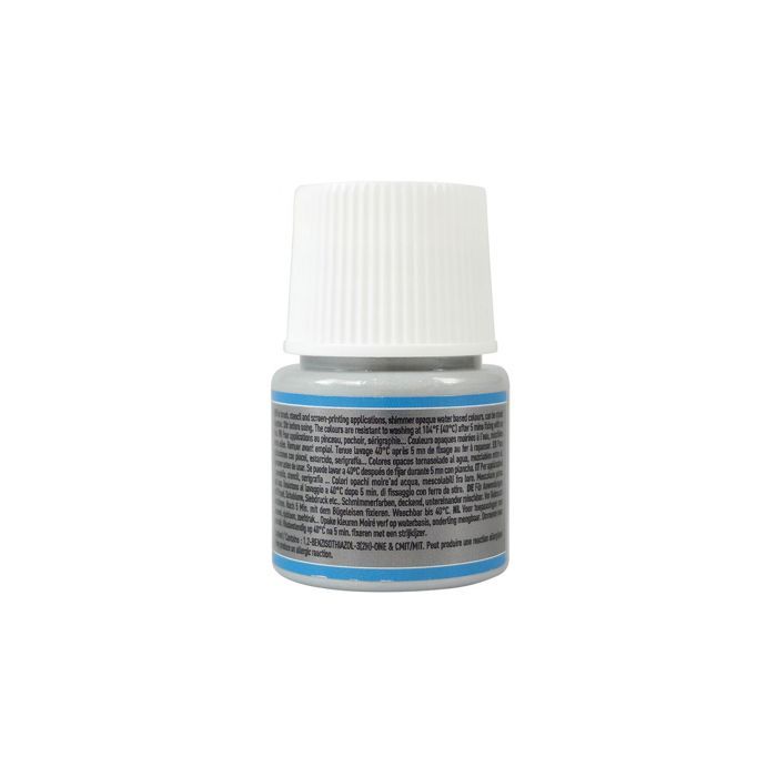 Peinture tissu - Pébéo - Setacolor opaque moire argent - 45 ml - Couleur moiré - Pour tous tissus