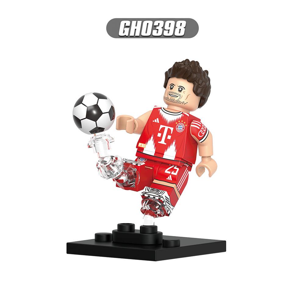 G0153 Мини-конструктор Футбольная Звезда Фигурка Действия GH0393 GH0394 GH0395 Игрушка Обратитесь в Службу Поддержки для Просмотра Полного Изображения