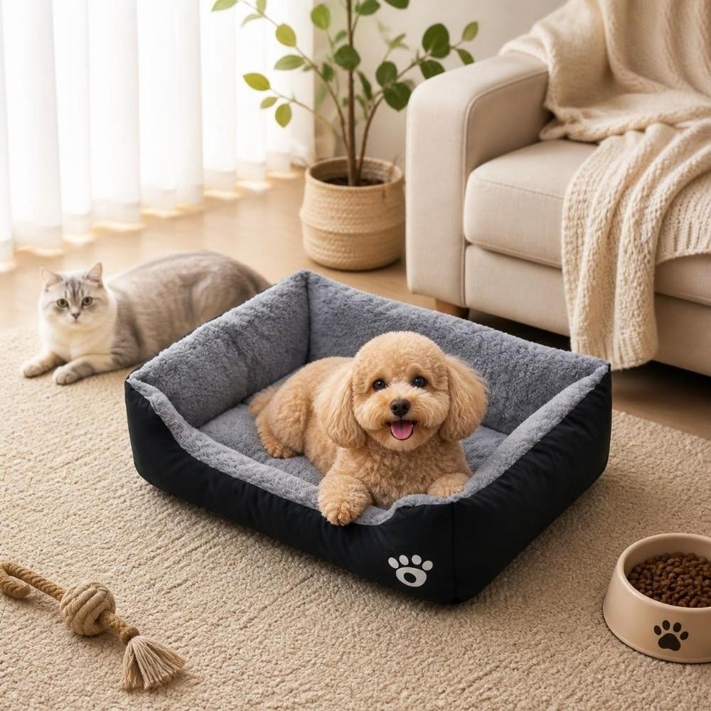 Multi-size Winter Dog Bed PP Cotton Plushie Pet Kennel New Pet Sleeping Nest For Puppy