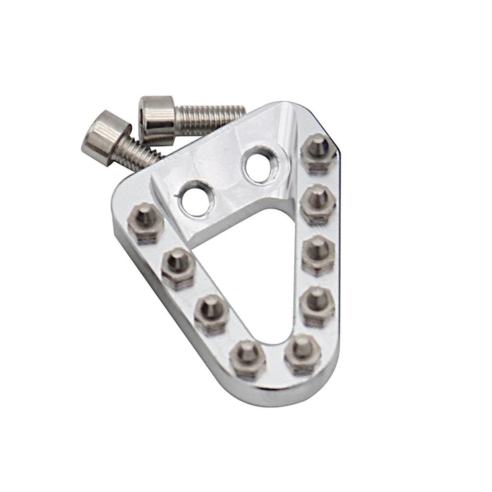 Aluminum Motorcycle Rear Brake Pedal Pads Step Plate Tip for KTM SX SXF EXC EXCF XC XCF XCW XCFW TC TE 2008-2016 for Husqvarna