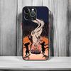 Темный Забавный Монстр Кот Матовая Крышка Для iPhone 16 15 14 11 12 13 Mini Pro Max X XR XS MAX Чехол для Телефона ударопрочный