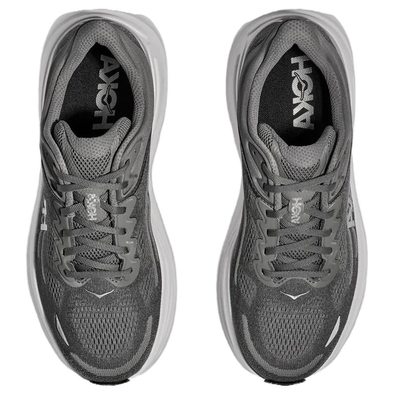 HOKA One One Bondi 9 Нескользящие, Износостойкие, Дышащие Беговые Кроссовки Мужские Серые 1162011-ADSL