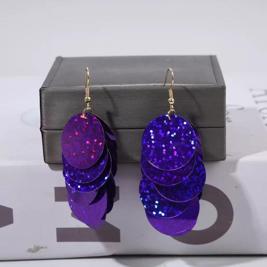 Round Tassel Earrings: Elegant Retro Design with Exaggerated Personality