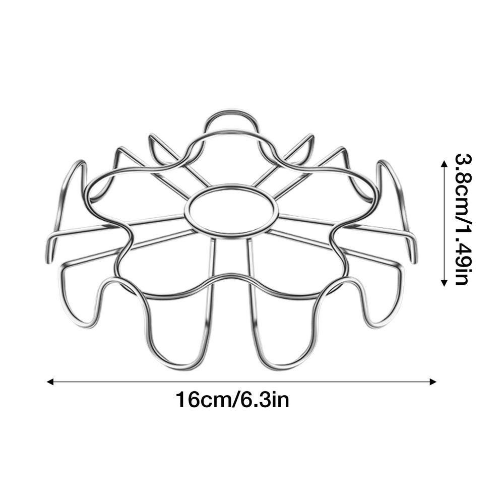 Подставка для яиц для скороварки, подставка для яиц в форме цветка, аксессуары для скороварок Instant Pot, подставка для варки яиц на пару, кухонные гаджеты для варки яиц на пару