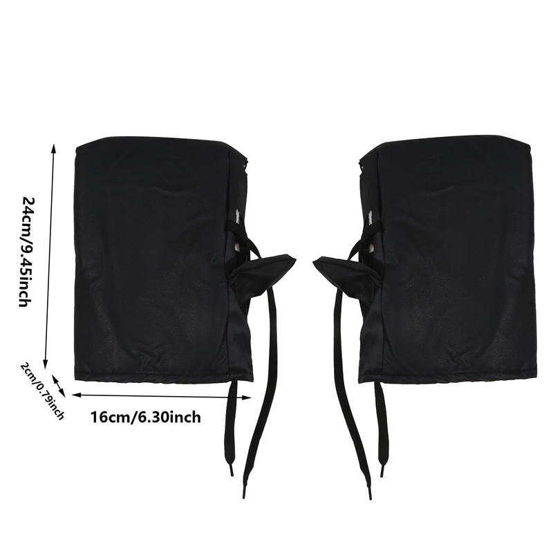 Водонепроницаемые перчатки для руля мотоцикла, защитные перчатки для рук, зимние ветрозащитные, утолщенные, теплые, термозащитные перчатки для мобильного телефона, 1 пара