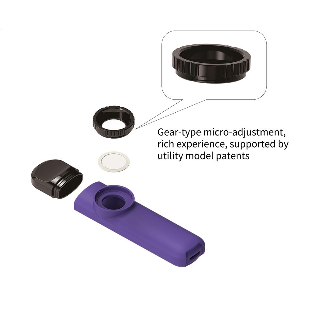 ABS Kazoo Flute with 8pcs Membrane Musical Instrument Ukulele Guitar Partner Musical Instrument for Child Adult