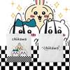 Chiikawa Anime Large Capacity Canvas Tote Bag - Cartoon Shoulder Bag for Women and College Students