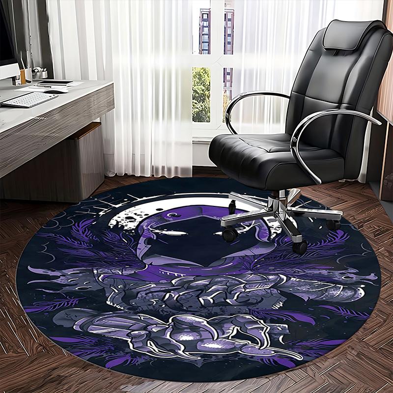 Moon Knight,Superhero Chair mat Round Rug Office carpet, Non slip, Suitable for Living Rooms, Bedrooms Decor 1205569a