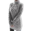 Women's Long Sweater Dresses Sexy Mini Knit Dresses Women's High Neck Plus Size Dresses