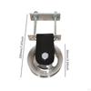 Cable Pulley Wheel Fitness Tool Lightweight with Double Nut Roller Sheave LAT Pull Down Machine for