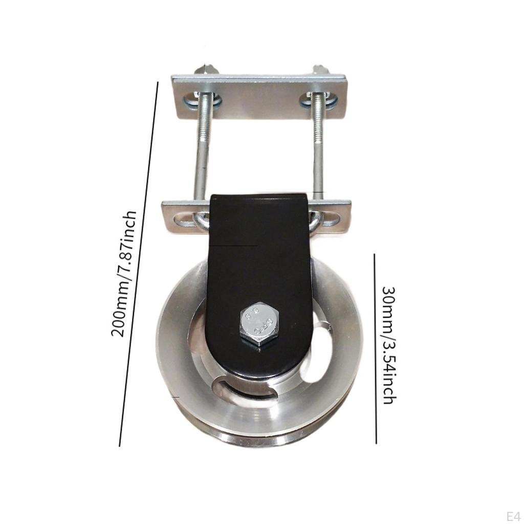 Cable Pulley Wheel Fitness Tool Lightweight with Double Nut Roller Sheave LAT Pull Down Machine for