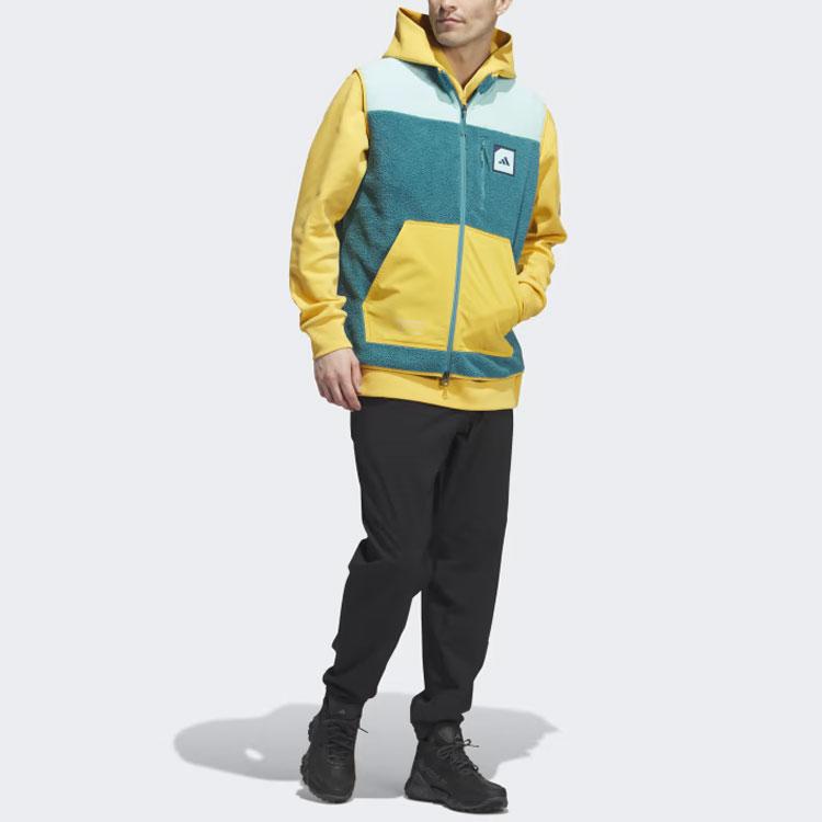 adidas Жилеты Мужские Зеленые Стойка Умеренный Другое IB1967