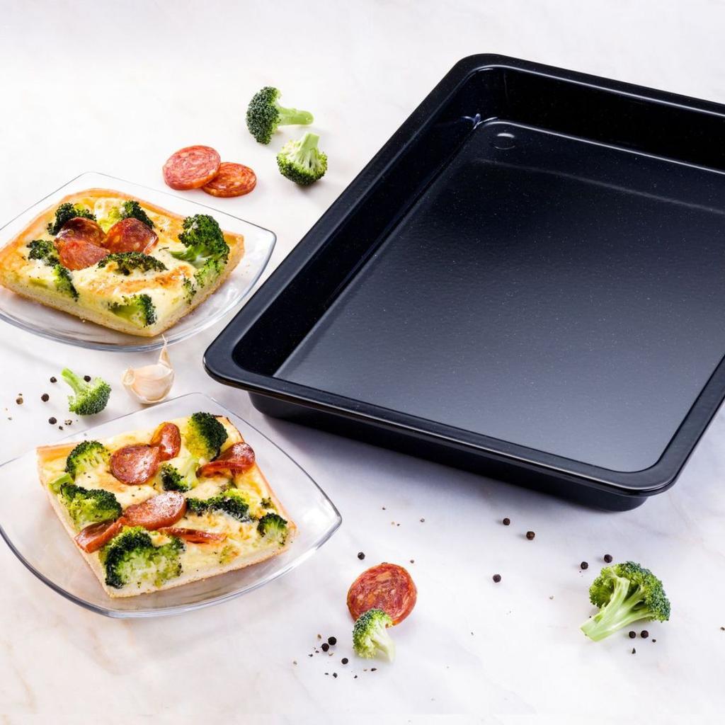 High Edge Oven Dish 40 X 34 Cm and Baking Tray 42 X 29 Cm Dr. Oetker Back-Idee Kreativ Ref.
