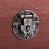 1Pcs Wooden Decorative Creative With Lock Storage Box Treasure Box Coin Boxes Money Saving Box