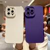 Luxury Silicone Shockproof Soft Phone Case For iPhone 17 Air 17 Pro Max 16 15 14 13 Solid Color Cover