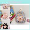 Trendy Capybara Children's Backpack Stylish Nylon School Bag For Boys And Girls