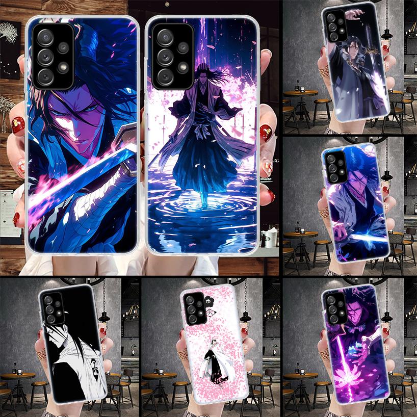 Чехол для телефона Bleach Kuchiki Byakuya Мягкий для Samsung Galaxy A12 A22 A32 A52 A72 A02S A51 A50S A71 A70 A31 A20S Note 20 Ultra S10 A