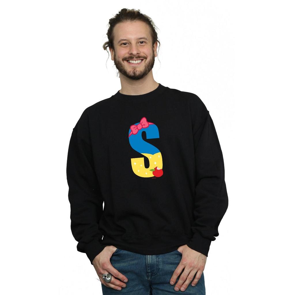 Disney Mens Alphabet S Is For Snow White Sweatshirt