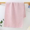 Pure Cotton Waffle Towel, Soft and Quick Drying, Men's and Women's Household Cotton Face Towel, Hand Towel