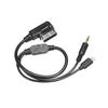 3.5mm AUX Interface Adapter with Line Fit ForVW MDI AMI MMI iPad iPhone 5 6S