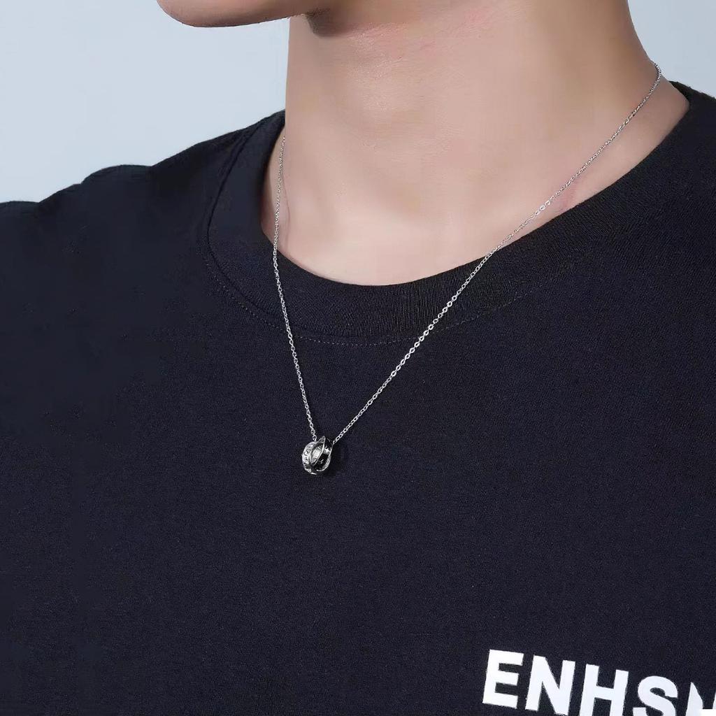 Парное ожерелье с цепочкой на ключицу, популярное сочетание серебра 925 пробы, парный комплект из 2 ожерелий в подарок [MIYEKI]